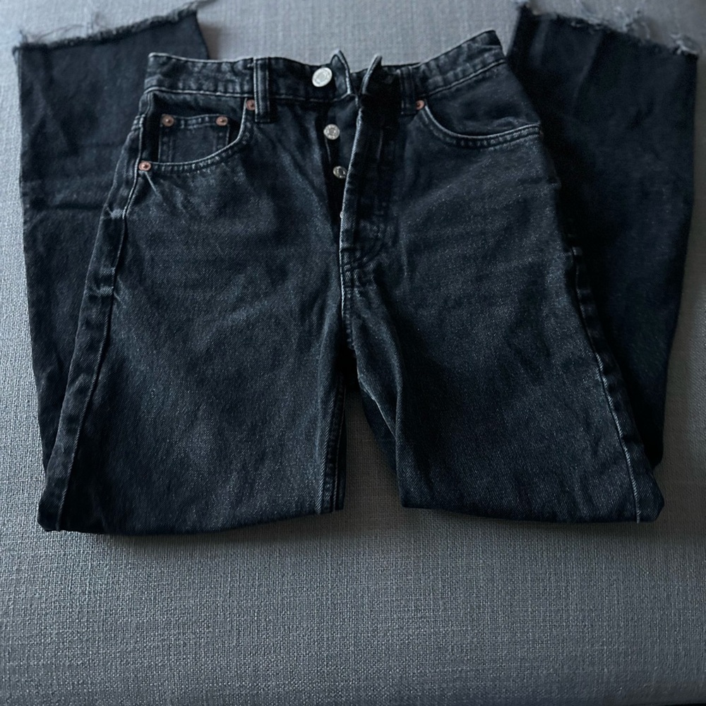 Zara Black Boyfriend Jeans